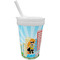 Superhero in the City Sippy Cup with Straw (Personalized)