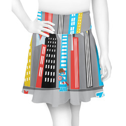 Superhero in the City Skater Skirt - 2X Large (Personalized)