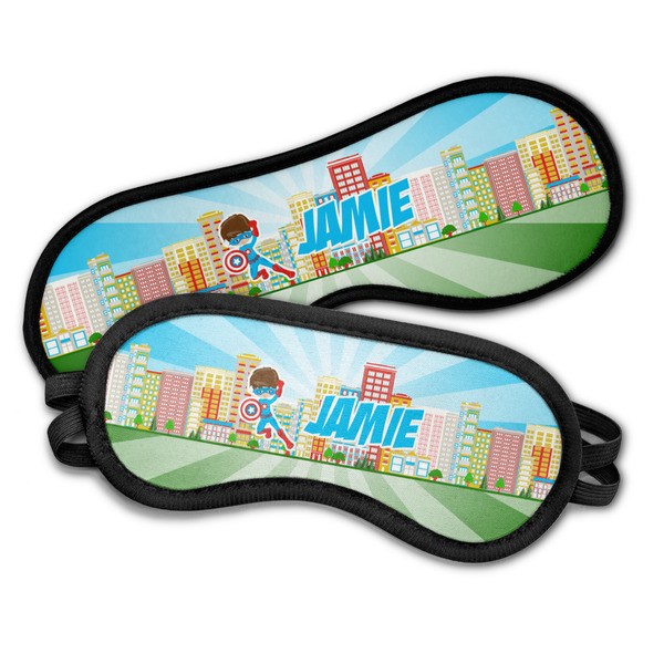 Superhero in the City Sleeping Eye Masks - PARENT