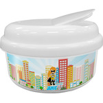 Superhero in the City Snack Container (Personalized)