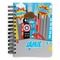Superhero in the City Spiral Journal Small - Front View
