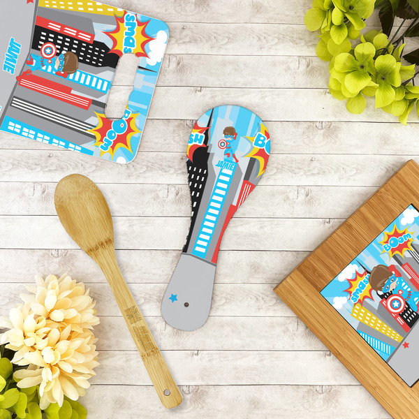 Superhero in the City Spoon Rest Trivet - LIFESTYLE