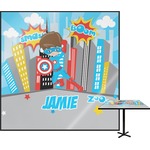 Superhero in the City Square Table Top - 24" (Personalized)