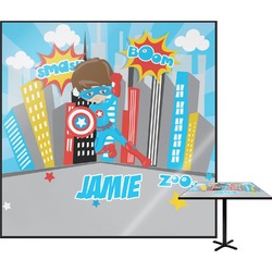 Superhero in the City Square Table Top (Personalized)