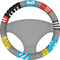Superhero in the City Steering Wheel Cover (Personalized)