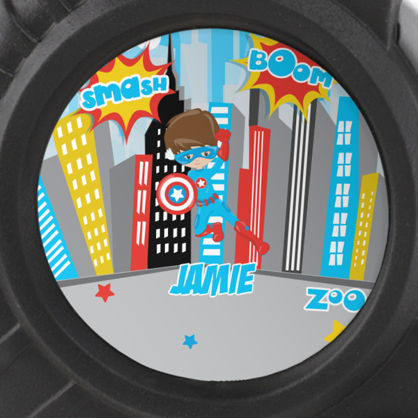 Superhero in the City Tape Measure - 25ft - detail