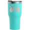 Superhero in the City Teal RTIC Tumbler (Front)