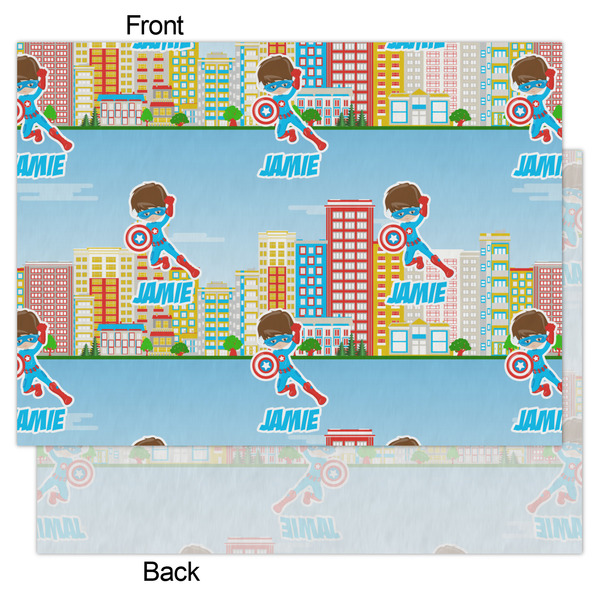 Superhero in the City Tissue Paper - Heavyweight - Large - Front & Back