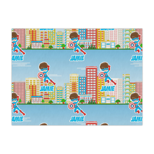 Custom Superhero in the City Large Tissue Papers Sheets - Heavyweight (Personalized)
