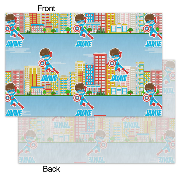 Superhero in the City Tissue Paper - Heavyweight - Small - Front & Back