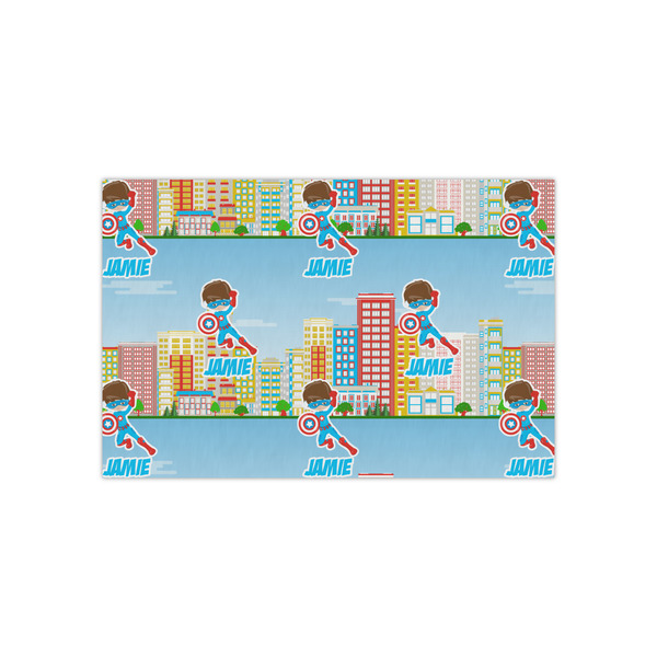 Custom Superhero in the City Small Tissue Papers Sheets - Heavyweight (Personalized)
