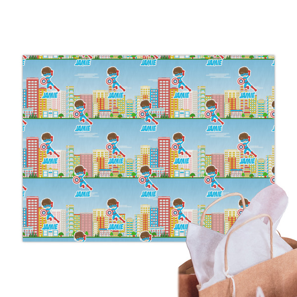 Superhero in the City Tissue Paper Sheets - Main