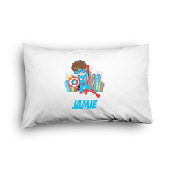 Superhero in the City Pillow Case - Toddler - Graphic (Personalized)