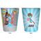 Superhero in the City Trash Can White - Front and Back - Apvl