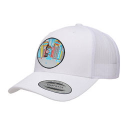Superhero in the City Trucker Hat - White (Personalized)