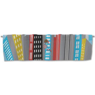 Superhero in the City Valance (Personalized)