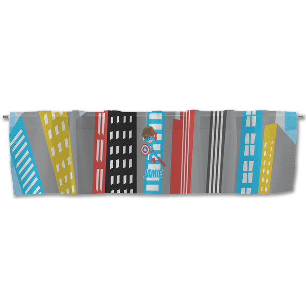 Superhero in the City Valance - Front
