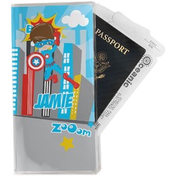 Superhero in the City Travel Document Holder