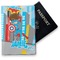 Superhero in the City Vinyl Passport Holder - Front