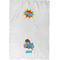 Superhero in the City Waffle Towel - Partial Print - Approval Image