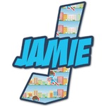 Superhero in the City Name & Initial Decal - Up to 18"x18" (Personalized)