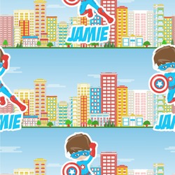 Superhero in the City Wallpaper & Surface Covering