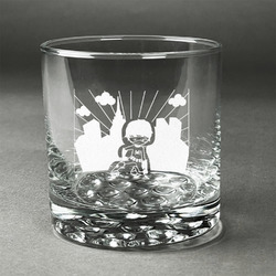 Superhero in the City Whiskey Glass - Engraved
