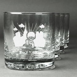 Superhero in the City Whiskey Glasses (Set of 4)