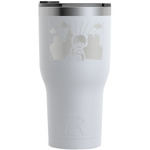 Superhero in the City RTIC Tumbler - White - Engraved Front