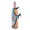 Superhero in the City Wine Bottle Apron - DETAIL WITH CLIP ON NECK