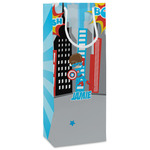 Superhero in the City Wine Gift Bags - Gloss (Personalized)