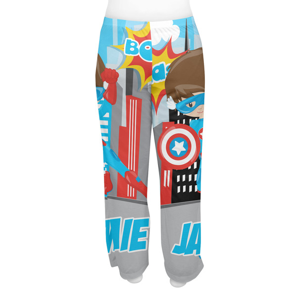 Superhero in the City Women's Pj on model - Back