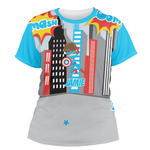 Superhero in the City Women's Crew T-Shirt - 2X Large (Personalized)