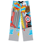 Superhero in the City Womens Pajama Pants - S (Personalized)