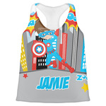 Superhero in the City Womens Racerback Tank Top - X Small (Personalized)