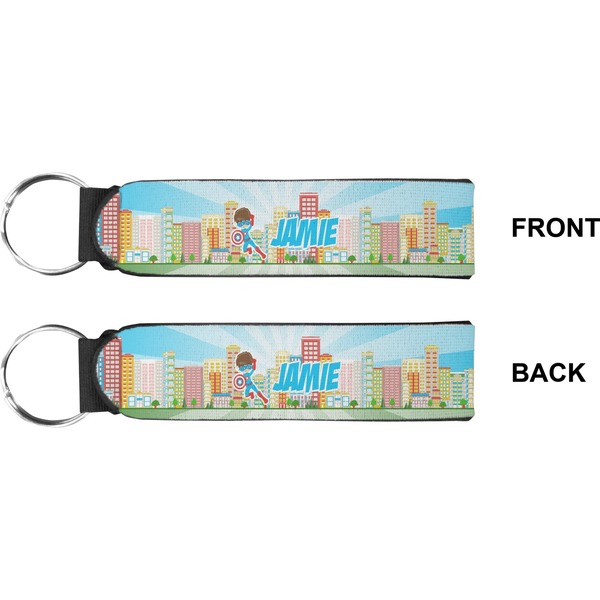 Superhero in the City Wristlet (Front + Back)