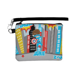 Superhero in the City Wristlet ID Case w/ Name or Text