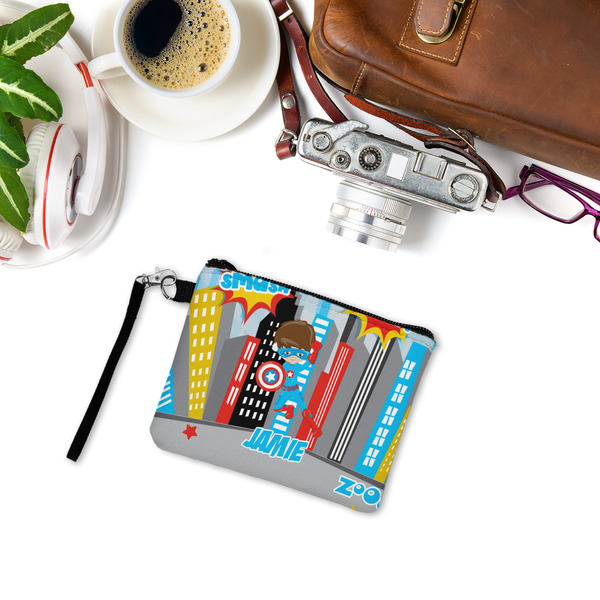 Superhero in the City Wristlet ID Cases - LIFESTYLE