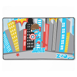 Superhero in the City XXL Gaming Mouse Pad - 24" x 14" (Personalized)