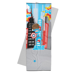 Superhero in the City Yoga Mat Towel (Personalized)