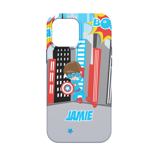 Superhero in the City iPhone 13 Mini Tough Case - Back