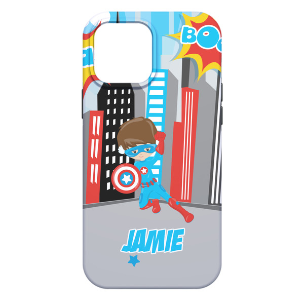 Superhero in the City iPhone 13 Pro Max Tough Case - Back