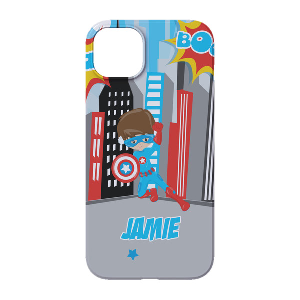 Superhero in the City iPhone 14 Case - Back