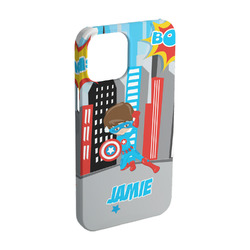 Superhero in the City iPhone Case - Plastic - iPhone 15 (Personalized)