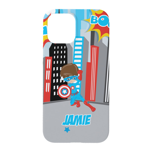Superhero in the City iPhone 15 Pro Case - Back
