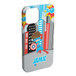 Superhero in the City iPhone Case - Plastic (Personalized)