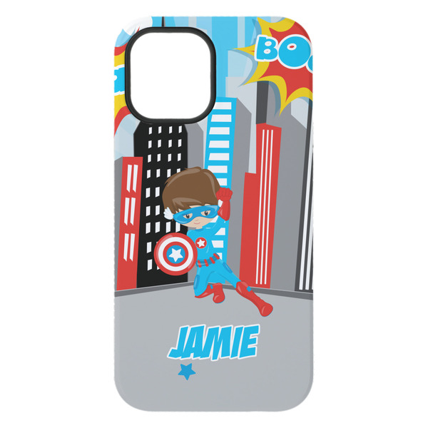 Superhero in the City iPhone 15 Pro Max Tough Case - Back