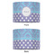 Purple Damask & Dots 12" Drum Lampshade - APPROVAL (Fabric)