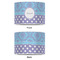 Purple Damask & Dots 12" Drum Lampshade - APPROVAL (Poly Film)