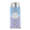 Purple Damask & Dots 12oz Tall Can Sleeve - FRONT (on can)
